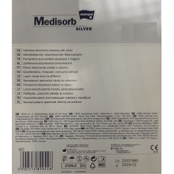 MEDISORB SILVER - Pansament Autoadeziv cu Argint, Steril, Diferite Dimensiuni, 5Bucăți, Matopat